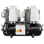 Cattani AC 600 Q 3-silindrilise tandemmootoriga kompressor mürakatte ja niiskuseeraldajaga (013550)