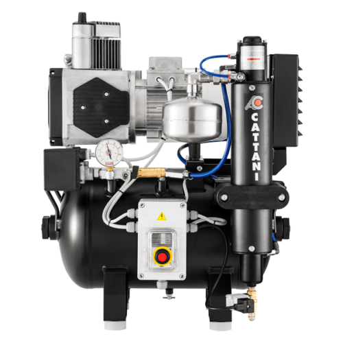 Cattani AC 100 1-silindriline kompressor niiskuseeraldajaga (013130)